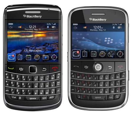 Blackberry Bold 2 (kiri) dan Bold 9000