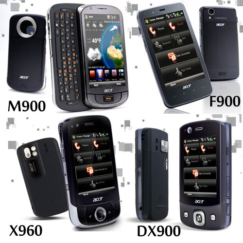 Sejumlah koleksi smartphone Acer.